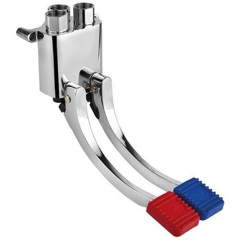 Zweipedal-Wandbatterie Idral 02068 Verchromt - Messing (1/2)
