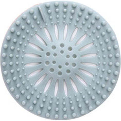 4 Pieces Shower Drain Covers, Silicone Shower Hair Catcher Filter Tube Drain Hair Catcher Stopper with Suction Cup for Kitchen Bathroom (1/4)