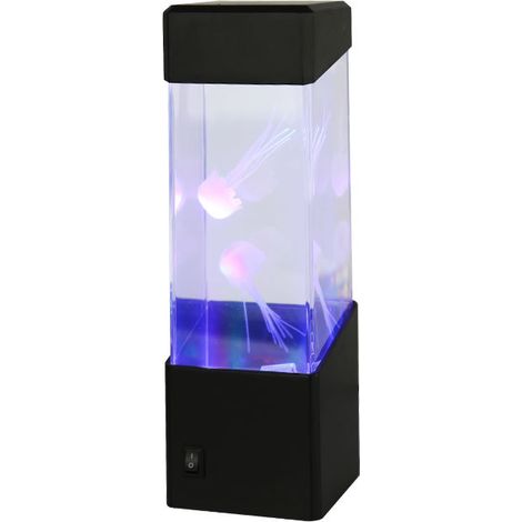 Aquarium Électronique - Poisson Simulé avec Lumières LED Changeantes - Décoration Intérieure et Cadeau Créatif pour Maison Bureau - 1 Pièce