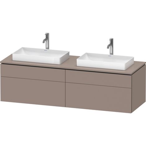 Duravit L-Cube Konsolenwaschtischunterbau wandhängend, inklusive