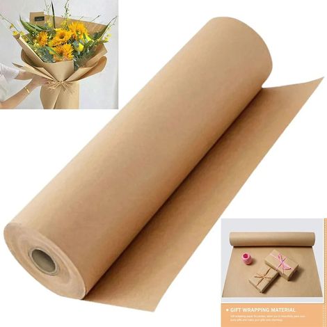 1 Rouleau papier kraft 30cm, emballage cadeau, déménagement, peinture, bureau (1/5)
