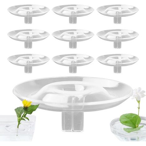 Schwimmende Vase – Blumengefäß – Blumenarrangement – Transparentes Design – 7 cm – Transparent (1/5)