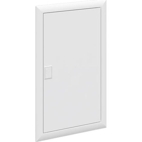 ABB – Porte de coffret électrique 384x622mm – Acier blanc RAL 9016 – Indice de protection IP30 – 3 rangées – Cadre Striebel et John