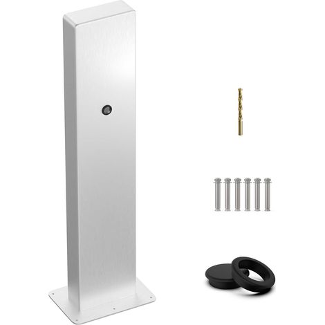 Jatrhg – Support de montage pour borne de recharge électrique – Alliage d'aluminium 304 – Hauteur 130 cm – Résistant aux intempéries
