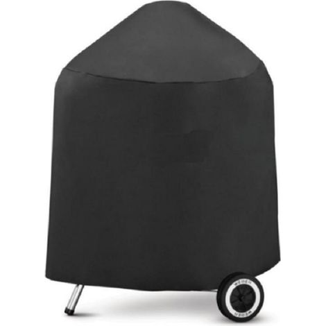 Housse barbecue 70x96cm cylindrique bache barbecue tissu oxford 210D imperméable anti-UV bâche de protection BBQ grill (1/5)