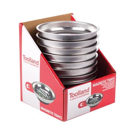 Präsentationsständer mit 10 magnetischen Schalen - ø 10 cm