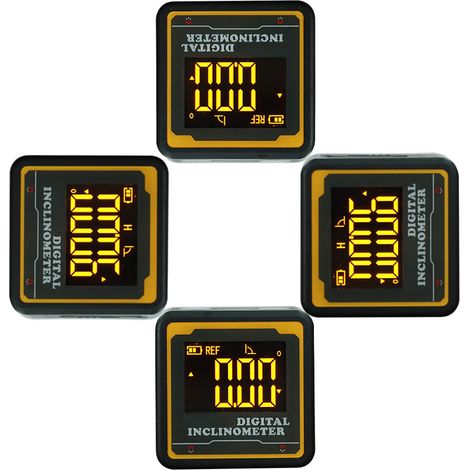 DCWX Taschenneigungsmesser (ohne Bluetooth). Neuer Miniatur-Taschenneigungsmesser mit elektronischer Digitalanzeige, Winkelmessgerät und Neigungsmesser. (1/5)