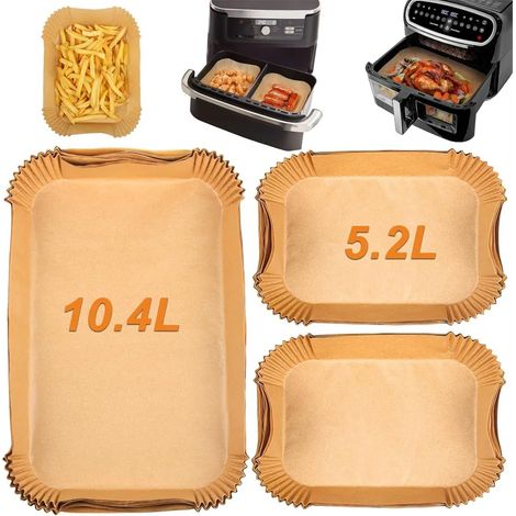 Papier sulfurisé pour friteuses à air Ninja AF500EU, AF500EUCP et Cecotec 9000 (1/5)