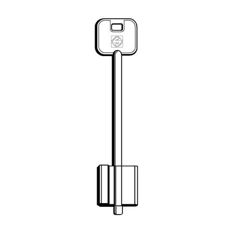 CHIAVE DOPPIA MAPPA CR 5R9 SILCA - OTTONE NICHELATO- 5 pezzi