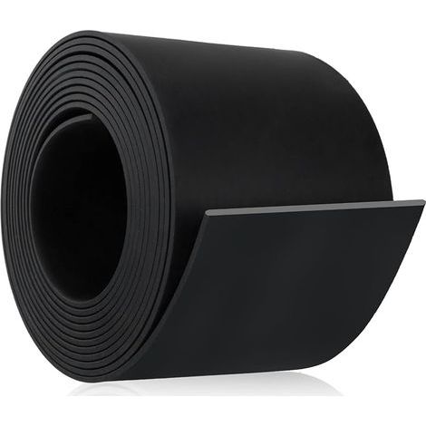 Bande de caoutchouc bande néoprène 3m×100mm×3mm joint plat caoutchouc antidérapant feuille neoprene pour joint DIY protection antichoc (non adhésif)