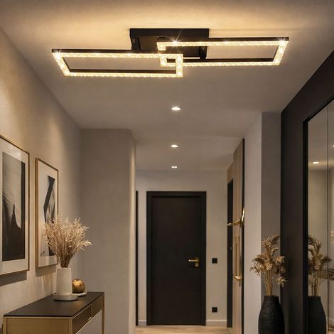 Globo - plafoniera - SAPENA - nero - metallo - LED - 67328-20