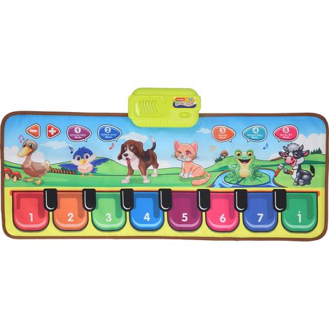 Tapis Musical Électronique pour Enfants avec Clavier Animaux - Jouet Éducatif d'Éveil Précoce (1/5)