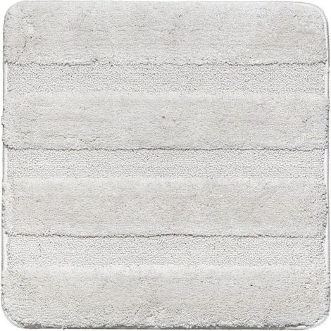 Tapis de salle de bain SERENITY 50x50cm antidérapant, polyester, beige