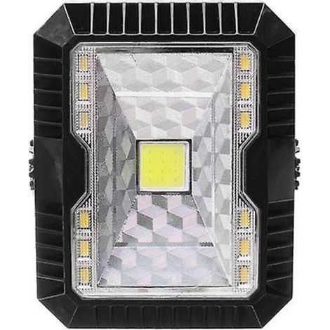 Set mit 2 zweifarbigen 12-LED-Camping- und Notleuchten mit dualer Ladefunktion (1/3)
