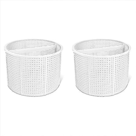 Pièces de rechange robustes pour panier d'écumage de piscine, ensemble de panier de filtre avec poignée détachable, compatible avec SPX1082CA, paquet de 2. (1/5)