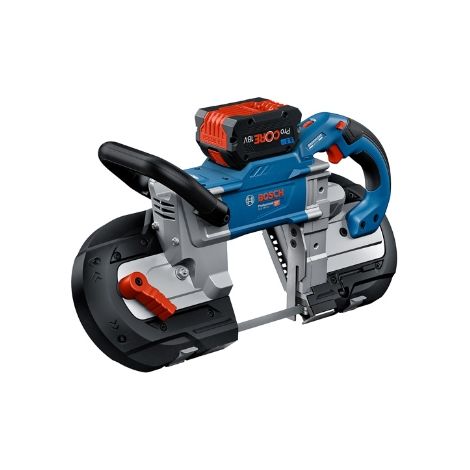 Bosch Professional Sierra de cinta con batería GCB 18V-127 con sistema de 18V (sin batería, para cortes en metal muy profundos, rápidos y casi sin chispas) (1/5)