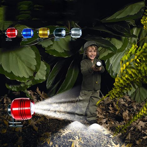 Set mit 2 tragbaren, Crocs-förmigen Lichtern, dekorative Beleuchtungsaccessoires, rot (1/5)