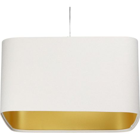 Suspension élégante touché velours doux et détails dorés - Hauteur 20 cm (1/5)