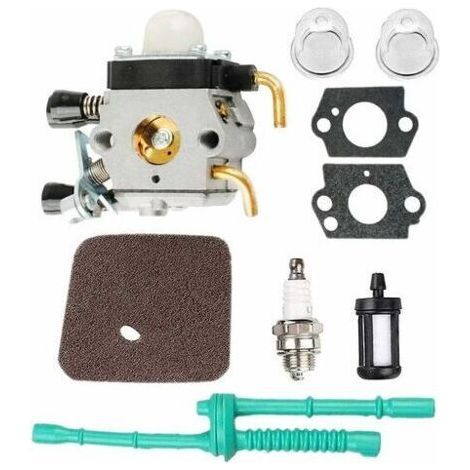 Carburador Stihl FS55 FS38 FS45 FS46 FS55C FC55 FS74 FS75 FS76 FS80 KM85 con filtro de aire y manguera de combustible para desbrozadoras. (1/5)