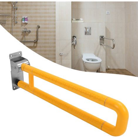 Ej.Life Klappbarer Toiletten-Haltegriff, Spezielle Texturbehandlung, Einfache Installation, Zugängliches Design, Langlebige Klappbare Armschienen aus Edelstahl für ältere Menschen für (1/5)