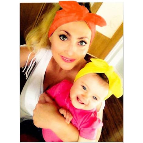 Bandeaux pour Bébés et Mamans Nœud Lapin Élastique Orange Accessoires Cheveux Filles Serre-tête Doux pour Tout-petits et Mamans Cadeau Anniversaire et Shower (1/5)
