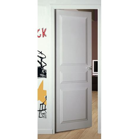 Theard – Kit d'habillage de portes Tradition droit 73 cm – MDF 8 mm – Pose facile par collage – Pour portes intérieures