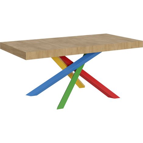 Tavolo Allungabile 180-440x90x77 cm Volantis Quercia Naturale (1/5)