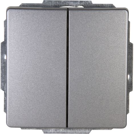 Kopp Doppel/Wechselschalter VENEDIG platin, 600343084 Kopp (1/2)