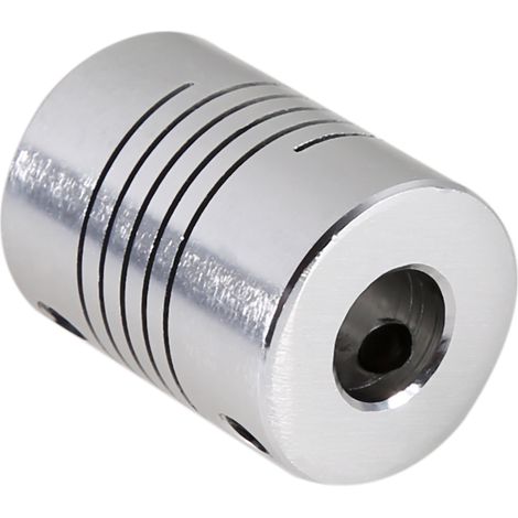 Manchon d'accouplement flexible à mâchoires pour moteur pas à pas CNC, raccord d'arbre de fraiseuse, connecteur robuste 5 pièces (1/2)