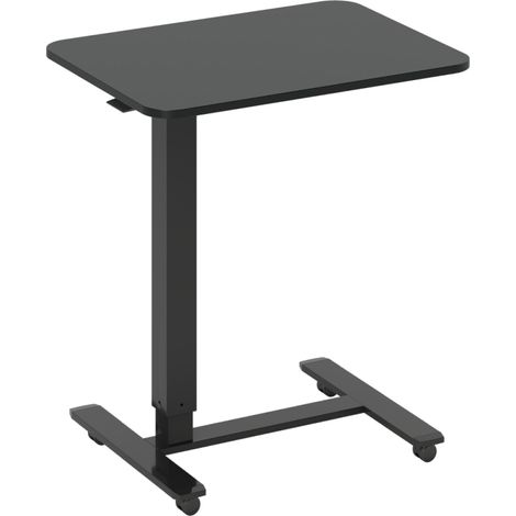 Travail assis ou debout facilité avec ce bureau mobile, hauteur 73-110 cm, plateau 65 x 48 cm pour canapé ou lit (1/5)