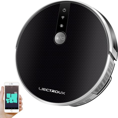 Aspirateur robot laveur hybride 6000 Pa, navigation dynamique intelligente, Wi-Fi, poils d’animaux, auto-recharge (1/5)