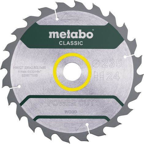Metabo Sägeblatt power cut wood - classic, 235x30, Z24 WZ 18° /B (1/3)