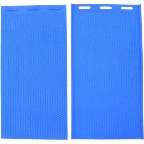 Jeffergarden 2 pièces Silicone feuille de cire d'abeille bricolage moule doux presse feuille moule outils cire d'abeille Embosser Machine pour l'apiculture-ARCAN (1/4)