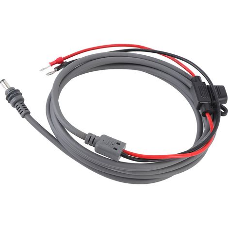 Câble électrique sat DC 2m/6.6ft bornes circulaires 30A boîtier fusible 18AWG câble alimentation pour Mini cuivre rouge caoutchouc 1 pièce (1/5)