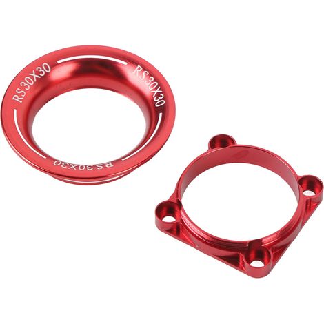 Grille de ventilation 30x30 mm avec canal d'entrée d'air pour moteur 540 550 3650 et contrôleur de vitesse (ESC) HPI D3 D4 1/10 1/8 (rouge) (1/5)