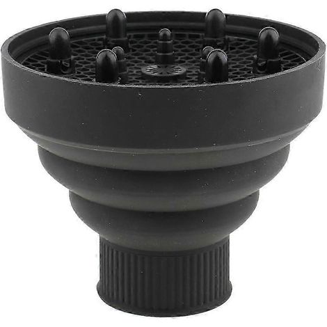 Universeller Silikon-Haartrockner-Diffusor, Friseurwerkzeug-Black (1/5)