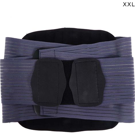 Sangle lombaire respirante réglable pour soutien dorsal, ceinture de protection XXL, maintien lombaire ajustable (1/5)