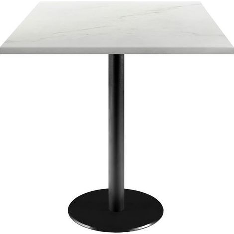 Table 70 x 70 cm - modèle Rome marbre paro