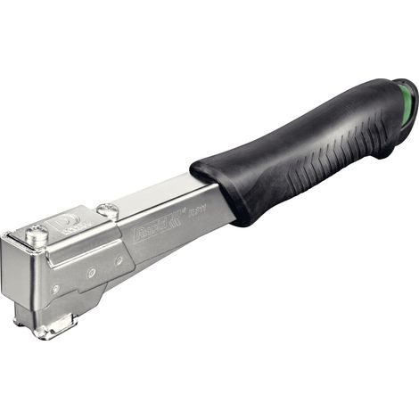 Rapid Hammertacker aus Stahl, Tacker für Klammern Type 140/K11, 6-12 mm, ergonomischer Griff, drehbarer Doppeltreiber (1/2)