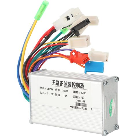 Contrôleur Moteur Brushless 24V 350W pour Vélo et Scooter Électrique (1/5)