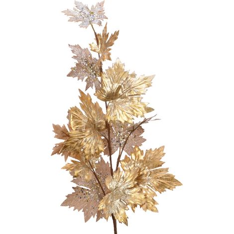 Ramo decorativo color Oro per decorazioni e composizioni di fiori h 94 cm (1/3)