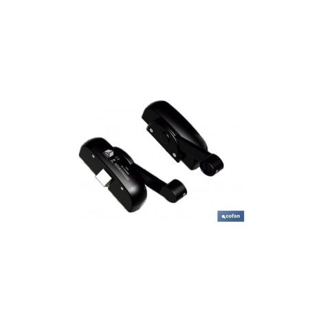 Serrure antipanique de surface 1 point couleur noire