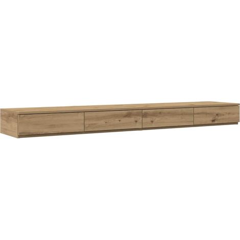 Maison Exclusive - Cassetti per letto Rovere artigianale 200 x 36,5 x 16,5 cm