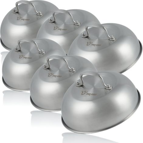 BBQ-Toro Campana riscaldante in acciaio inox (6 pezzi)  Ã˜ 23 cm  Campana di servizio, Glosche