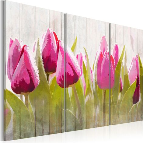 Quadro - Primavera mazzo di tulipani - 60x40 (1/4)