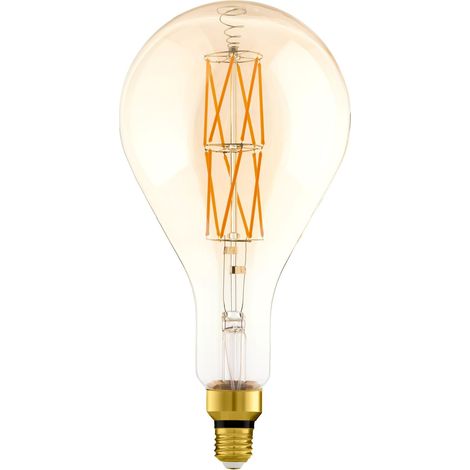 Lampe LED E27 dimmable très grande taille, ampoule ambrée Big Size (1/5)