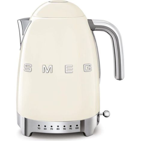 Bollitore senza fili a temperatura regolabile Smeg KLF04CREU 1,7 L 2400 W crema (1/2)