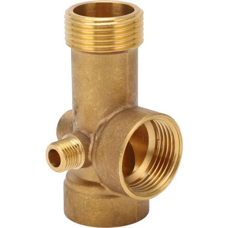 Raccord 5 Voies Laiton, Raccord De Tuyau 5 Voies En Laiton G1 G1/4, Connecteur De Canalisation D'Eau, De PéTrole Et De Gaz Pour Cuisine Et Salle De Bains (1/5)