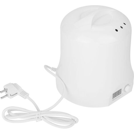 Chauffe-Cire électrique pour épilation à Domicile, Spa, Chauffe-Cire Portable avec Contrôle de Température Réglable, Plastique ABS de qualité Supérieure, Prise UE 220-240 V (1/4)
