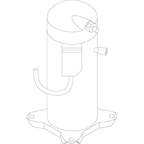 Pièce de rechange BOSCH TTNR : 87382000570 Compresseur AEH-52 3ph